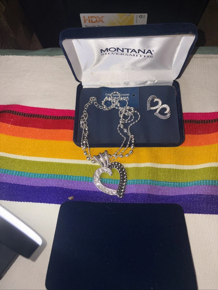 Montana Silversmith Women's Ensemble “ Silver Ropes And Balls CZ Pre-Loved - Image 3 of 4