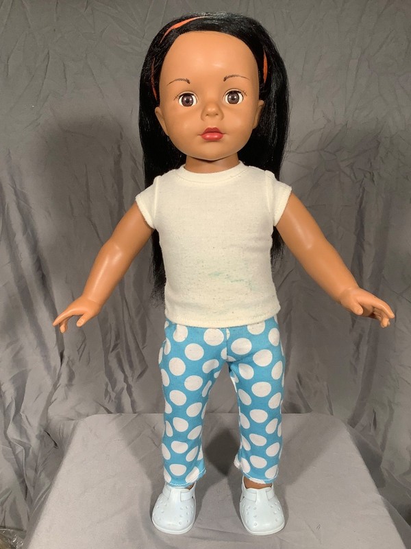 Rare Madame Alexander Girlz Cute 18”African-American doll…long straight hair