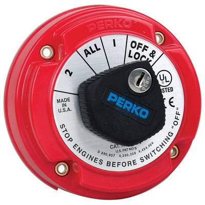 Perko 8504DP Medium Duty Battery Selector Switch w/Alternator Field Disconnect &