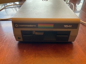 Vintage C64 Commodore 1541  Refurbished by Commodore Floppy Disc Drive Powers On