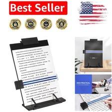 Lightweight Foldable Document Holder - Stylish Metal Stand for Home and Office