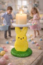 2026 Bath & Body Works “PEEPS GLITTERY MARSHMALLOW BUNNY”  Candle Holder Peep