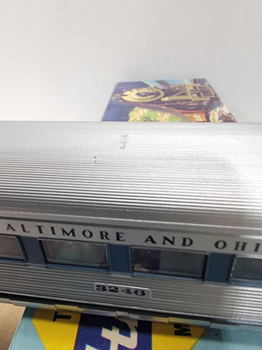 Coche de pasajeros Lionel calibre HO B&O Baltimore y Ohio 3246 plateado/azul | Condition: Used