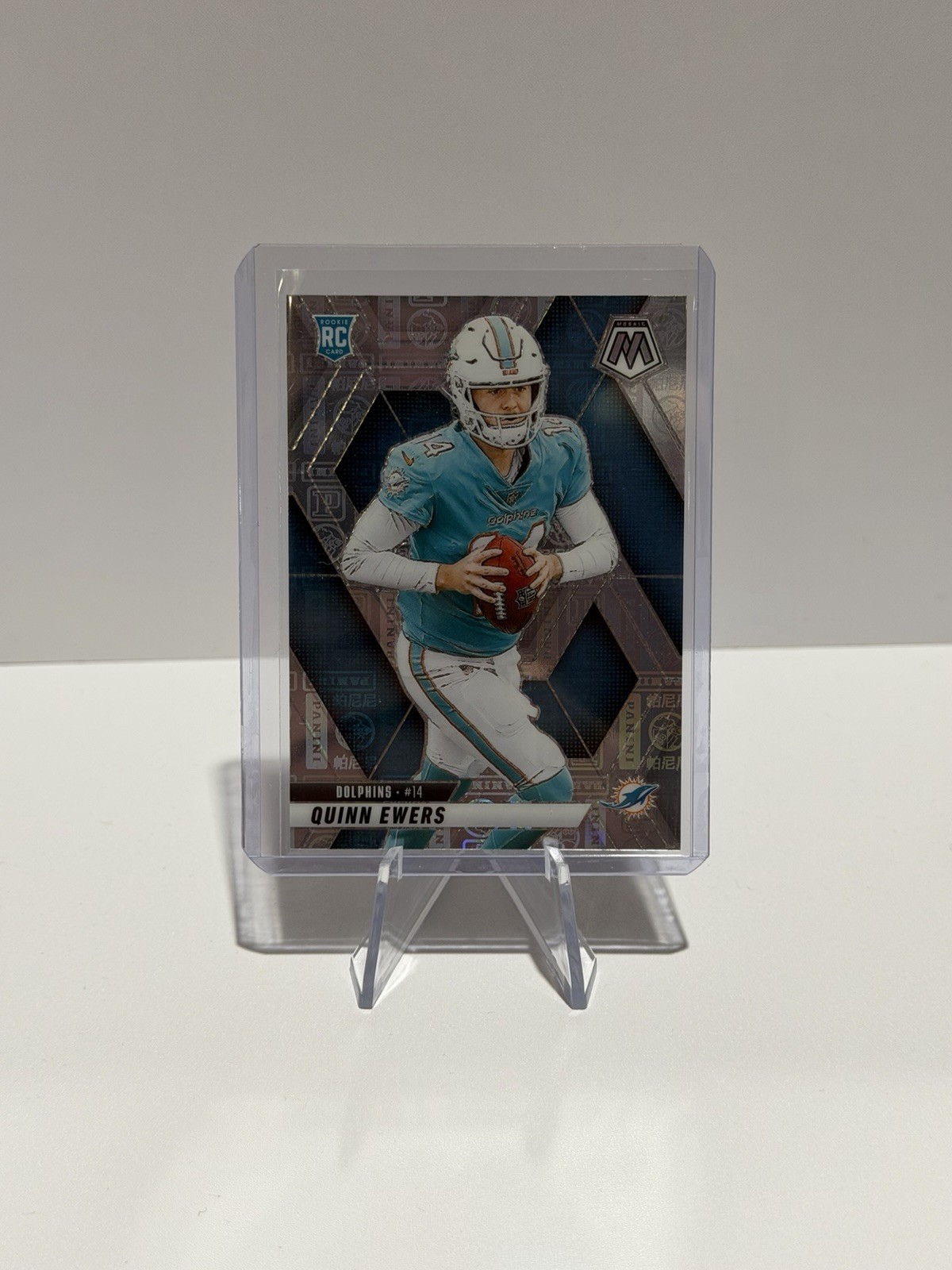 2025 Panini Mosaic Silver Knight Prizm #308 Quinn Ewers /149 Rookie RC