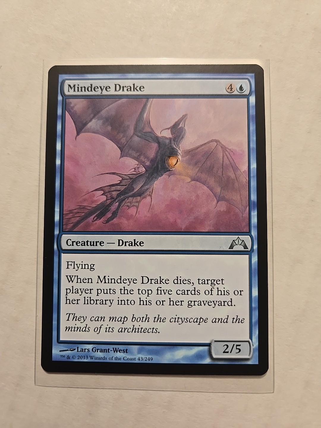 Mindeye Drake - Gatecrash - LP - Uncommon - Creature - MTG