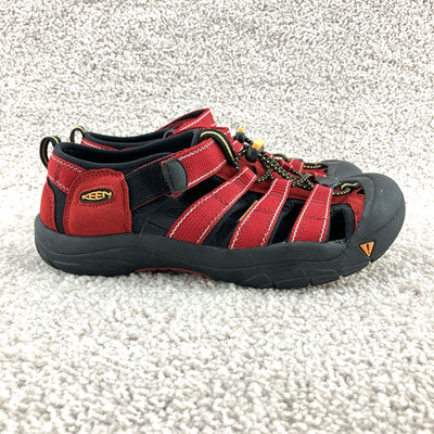 KEEN Newport H2 Sport Sandals Youth Size 6  Red Black Green Boy's or Girl's EUC