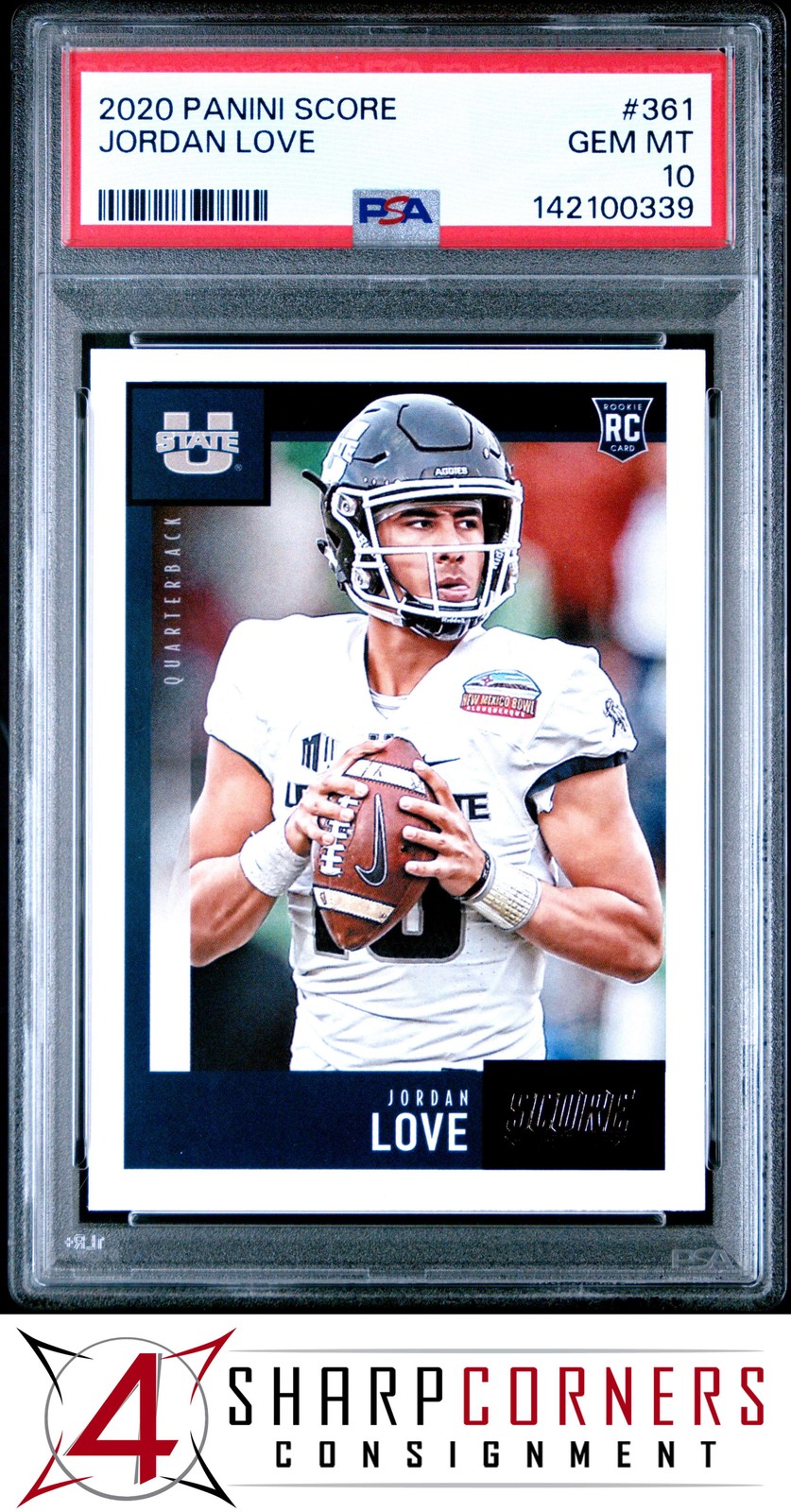Jordan Love Panini Score #361 Base