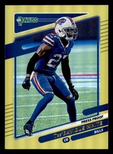 2021 Donruss Football Press Proof Premium Set Break Front/Back Scans #201-350