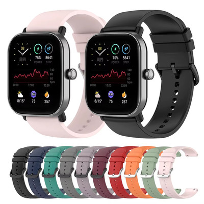 20mm Silicone Strap For Huami Amazfit GTS 4/2 Mini GTS 3 2e Smart Watch Band