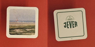 Jever Lighthouse #1 Brewery Beer Mat Beer