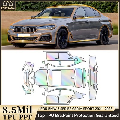 BMW 5 Series G30 M Sport 2021-2023 Full Car Precut Paint Protection Film Gloss