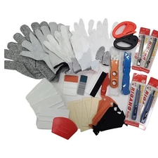 Vinyl Wrap Squeegee Felt Edge Gloves Vinyl Graphic Tint Application Cutting Tool