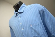Polo Golf Ralph Lauren Stretch Lisle Striped Golf Polo Shirt Mens Size XL