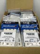 Black Box WPT462 Gigastation2 White Wallplate 2 Port Single Gang Lot Of 98