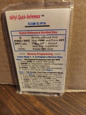 Nifty! Riferimento rapido ICOM IC-P7A ~~~NUOVO!!~~