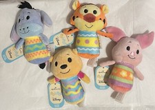 Hallmark Itty Bittys Disney Piglet Eeyore Pooh Tigger Small Easter Set Of 4