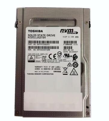 New KIOXIA CD5 3.84TB SSD U.2 KCD51LUG3T84 NVME PCIe3.0 X4 Solid State Drive