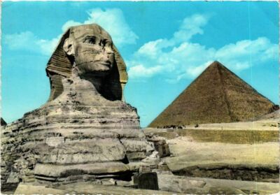 CPM Giza   The Great Sphinx and Keops Pyramid EGYPT (852966)