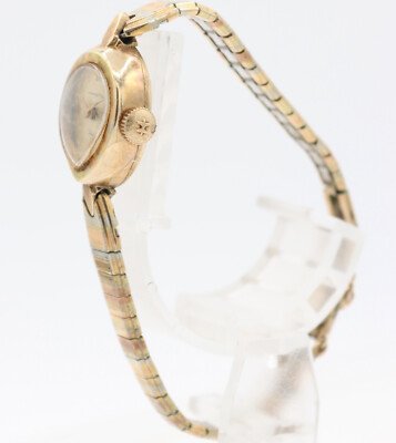 Vintage 15mm Hamilton Tri Colored Ladies Mechanical 