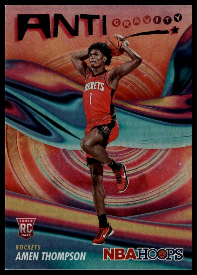 2023 NBA Hoops Amen Thompson Anti Gravity #17 Holo Rookie