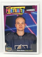 Vegas Golden Knights - Reid Duke - 20/21 UD Series 2 - UD Rookie Portraits