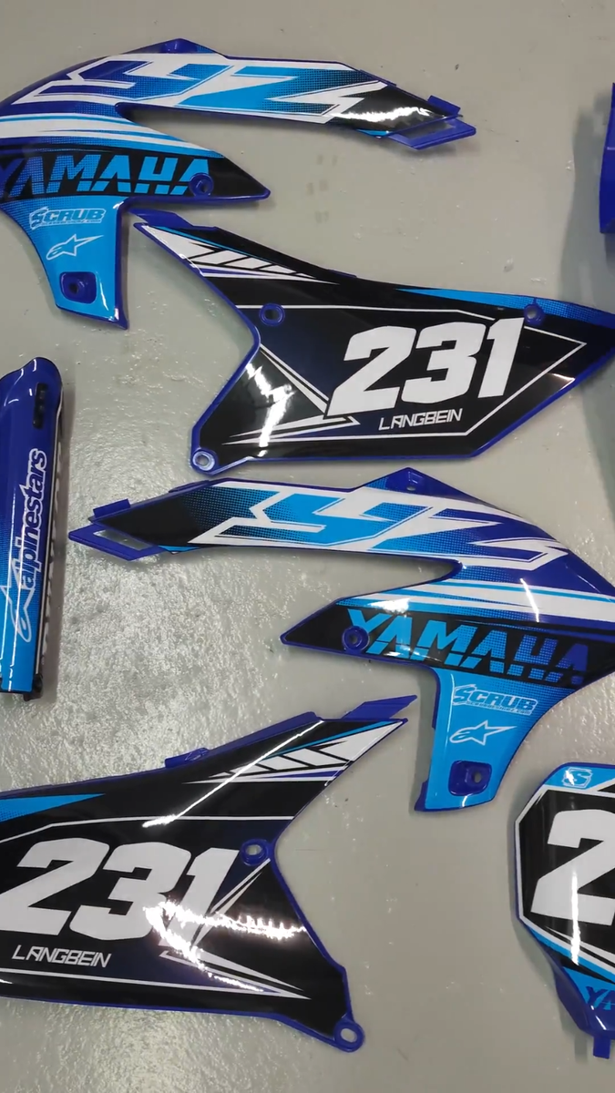 Plastics + Graphics Yamaha YZ450F 2023-2025 YZ250F 2024-2026