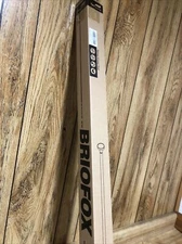 BRIOFOX Shower Curtain Rod 43-73 Inches, Rust Proof Stainless Steel Brown New