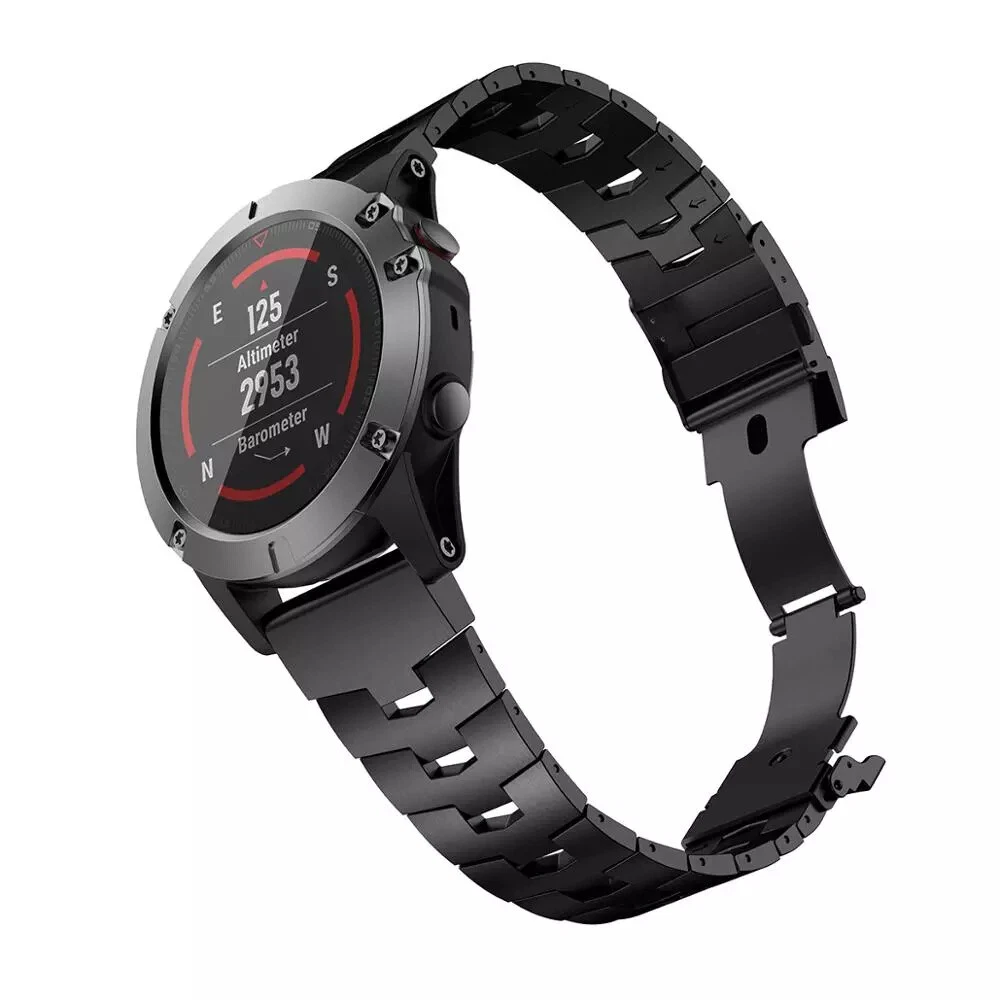 GARMIN Bracelet fenix 6 22 mm QuickFit, Carbon Gray