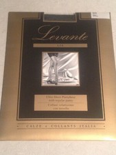 LEVANTE STOCKINGS - MADE IN ITALY/AUS - COLLANTS LIA - NERO SMALL - NEW