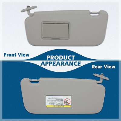 Gray Driver Sun Visor 852101C200QS Fit For Hyundai Getz Click 02 03-12