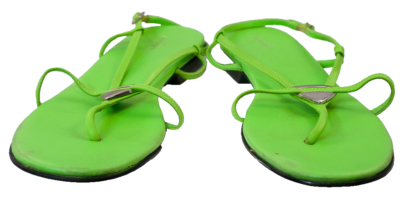 lime green dress sandals Gina lime green snakeskin embossed leather embellished sandal heels – Loop  Generation main image 0