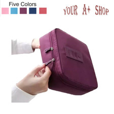 Travel Cosmetic Bag Toiletry Wash Zip Pouch Multi Function Women Makeup Case NEW