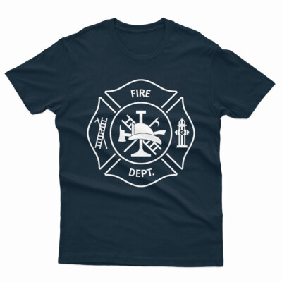 Feuerwehr Shirt Feuerwehr Geschenk Feuerwehr Herren T-Shirts #P1#Or#A