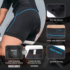 Pantaloncini Ciclismo Towintec Pantaloni Da Ciclismo Da Uomo 5D Gel Imbottiti Antiurto Antiscivolo Biancheria Intima Traspirante Equitazione Motocicletta Comfortable Bici Mutande Pantaloncini Mtb Uomo - Foto 4