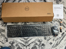 Dell Premiere KM5221W/KM3121W Wireless Combo Keyboard Mouse BLACK - NEW
