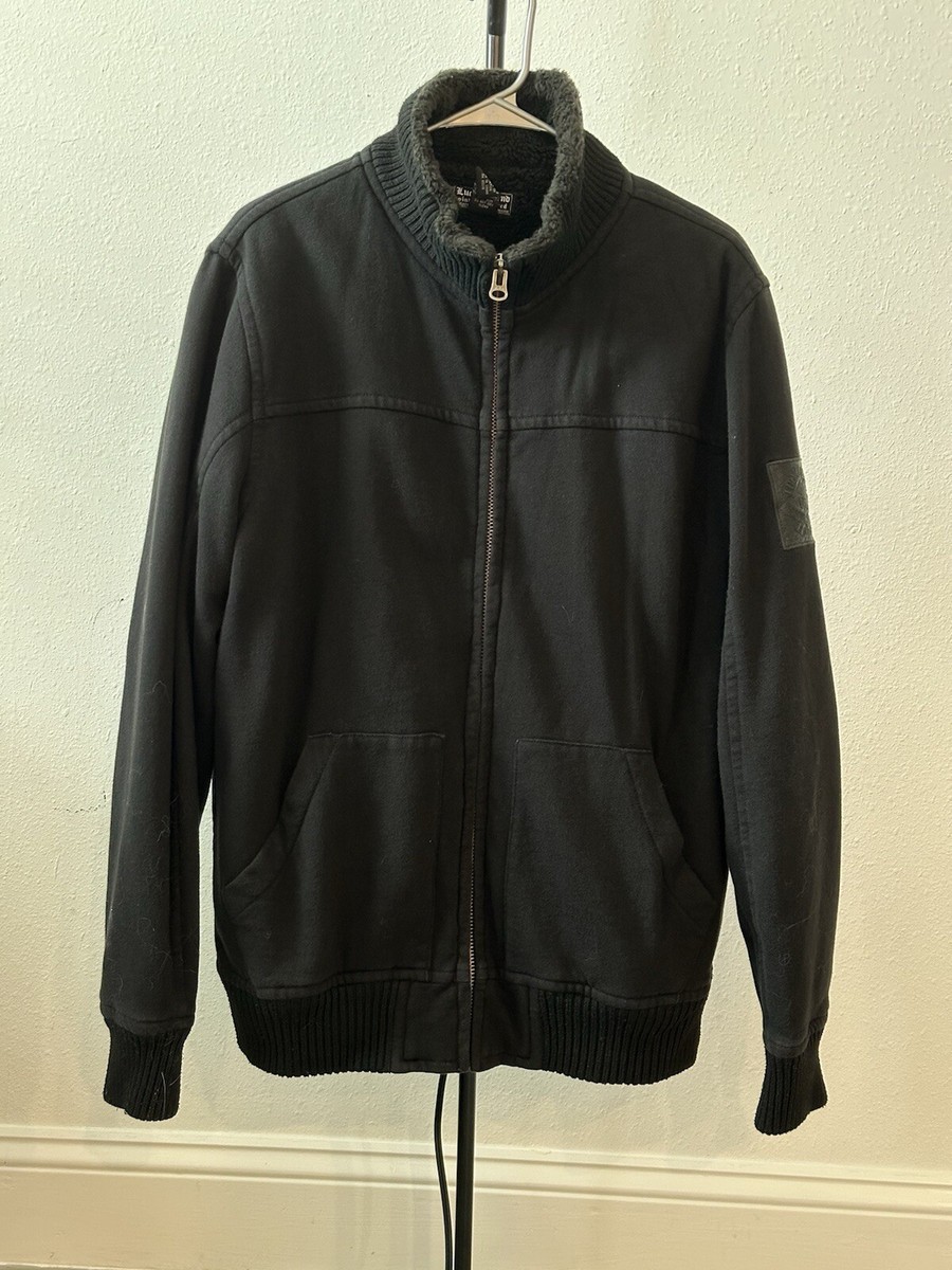 Vintage Lucky Brand Lined Black Jacket Size L | eBay