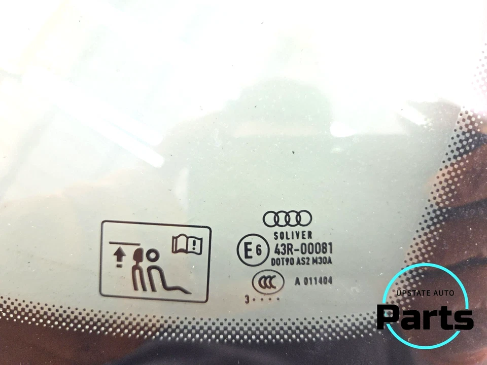 AUDI A7 2012-2018 PASAJERO DERECHO CUARTO VENTANA CRISTAL CON MOLDURA OEM Foto 4 de 4