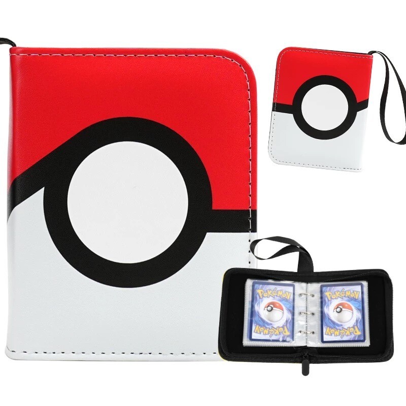 Card Book Holder Mini Binder Album Pokemon 1-pockets 80 Trading TCG Card  Case