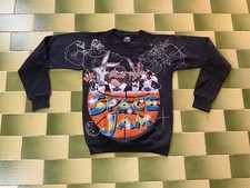 Vintage 1996 Warner Bros Space Jam All Over Print Sweatshirt Kids Size L 14-16
