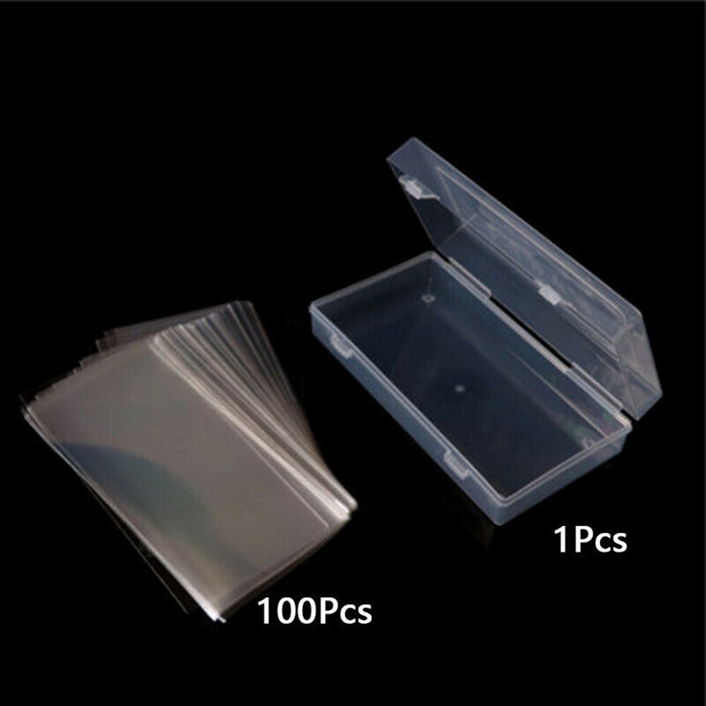 100 Pcs Paper/Money Bills Holder Currency Banknote Case Storage Protection Bags