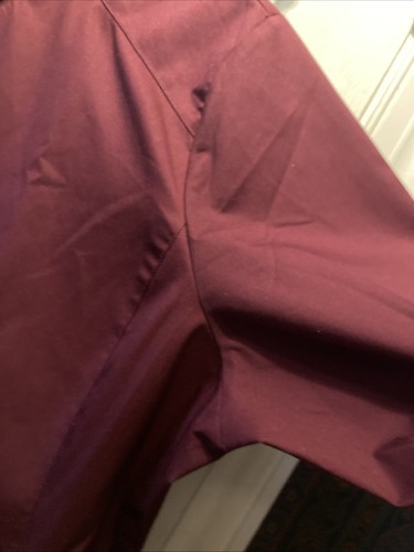 Landau ProFlex WOMENS Full ZIP WINE Scrub Jacket LJ701 SZ XL NWOT - Picture 10 of 15