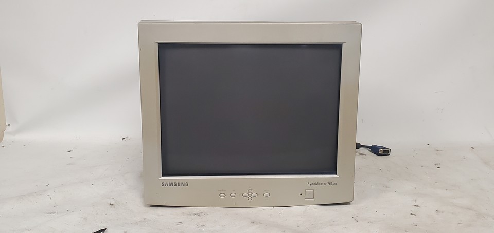 Vintage Gaming Samsung SyncMaster 763MB 16" CRT VGA Computer Monitor ...