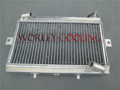 Radiateur Aluminium Et Durites Silicone Bleues Pour Honda TRX250/TRX250R 1986-1987 - Neuf