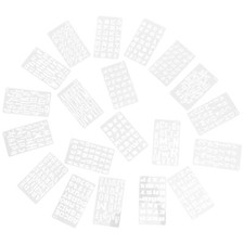 20 Sheets Large Stencils Stencils For Painting, Stencils For Painting On Canvas