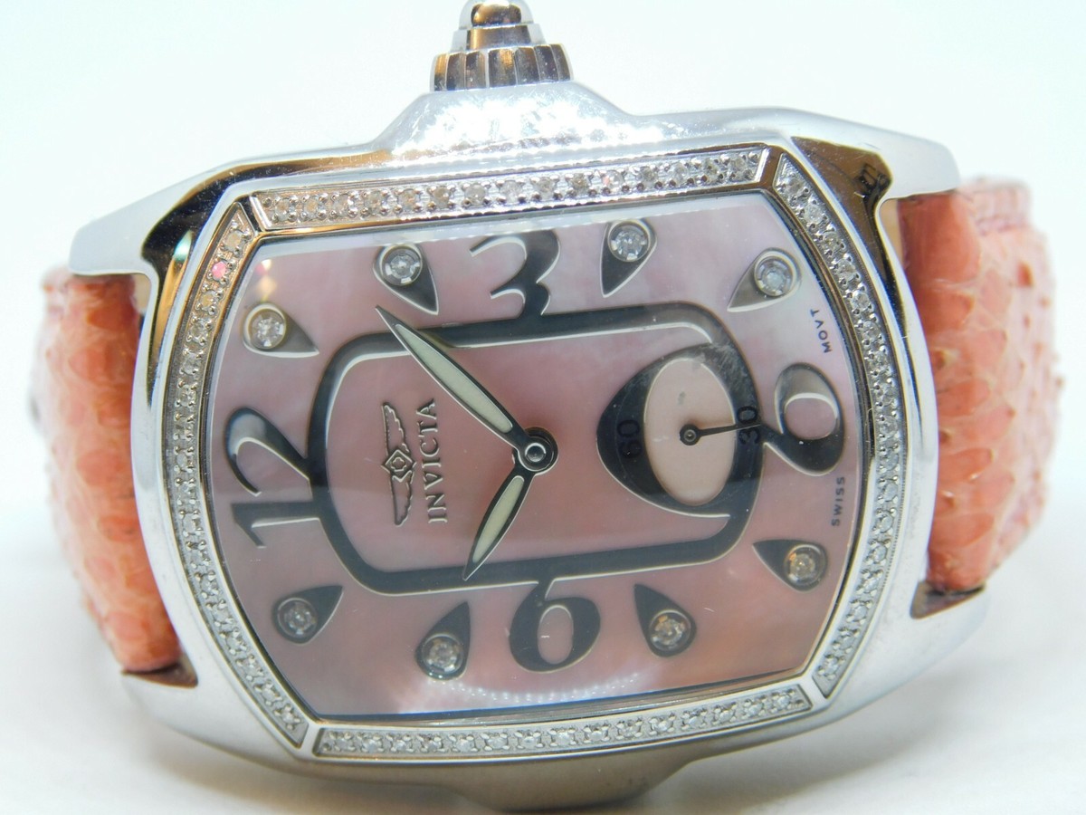 Invicta Lupah No.2377 Diamond Swiss Made Snakeskin Quartz  display picture 2