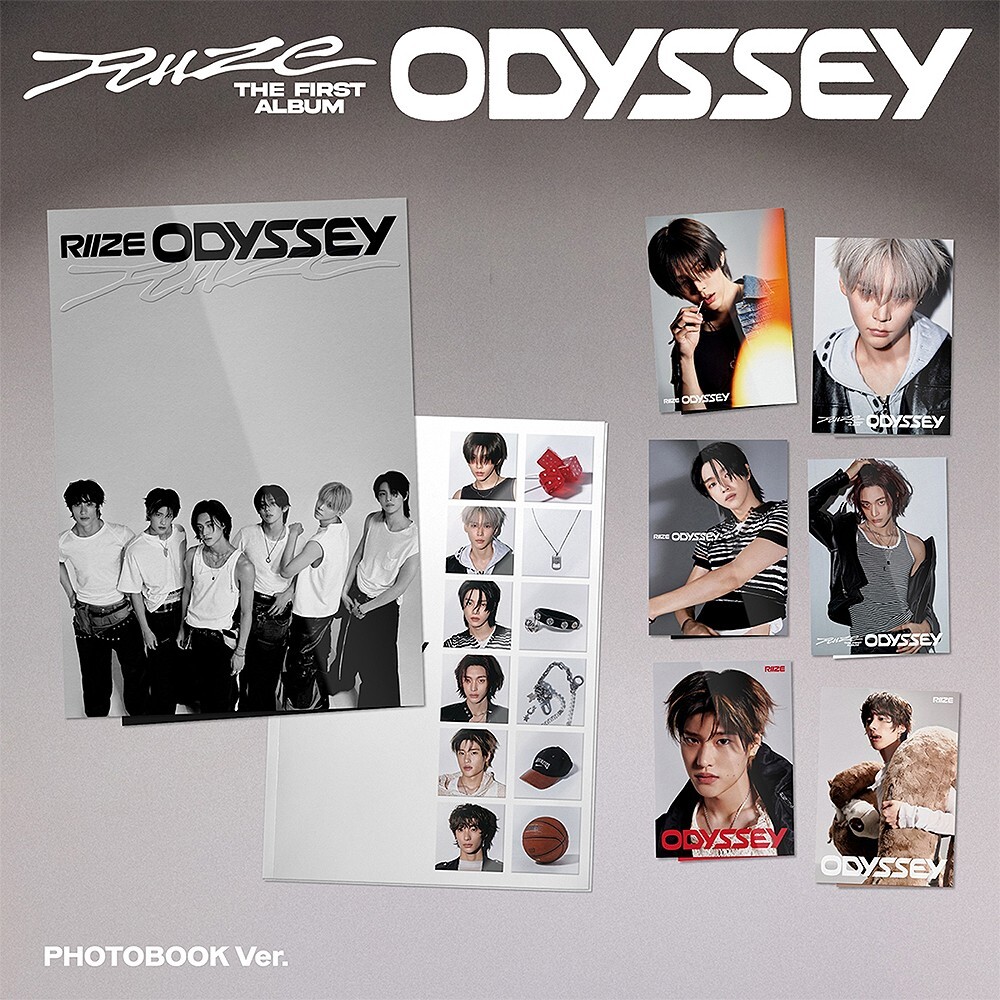 RIIZE ODYSSEY アルバム RIIZE [ODYSSEY] 1st Album PHOTO BOOK 7 Ver SET/7 CD+7 Book+7