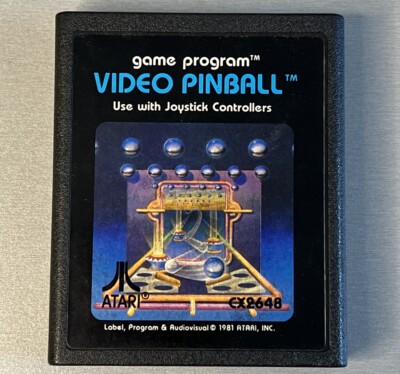 Game Program Atari - Video Pinball