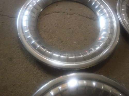 1950's Chevrolet, Pontiac Beauty Trim Rings Used Set Of 4 - Picture 3 of 16