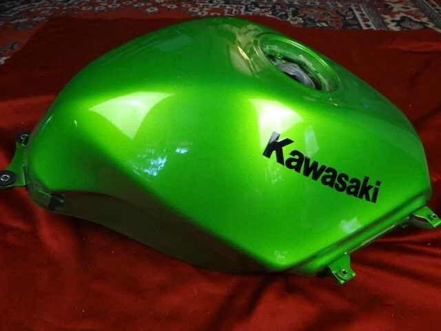 Fuel Tank, CL Green, 2008-12 Kawasaki Ninja 250 EX250, 51086-5475-15P - Image 2 of 4