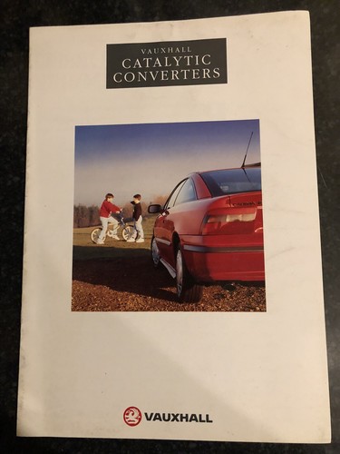 Vauxhall Katalysatoren 1990-91 UK Marktprospekt Nova Astra Cavalier